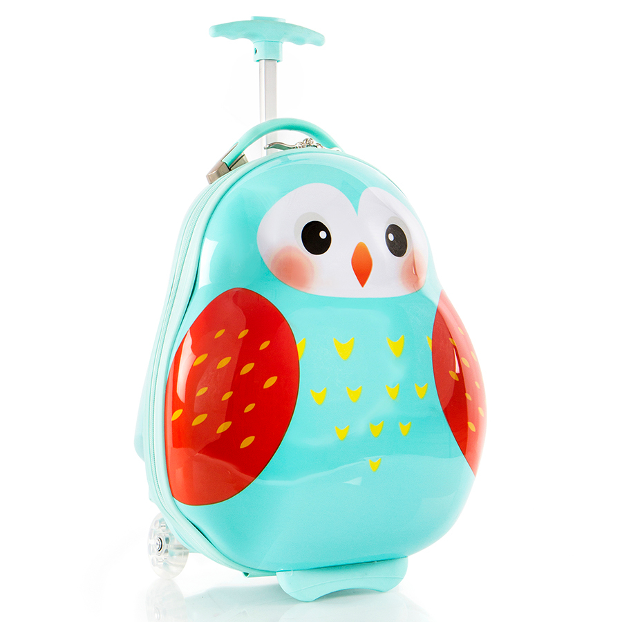 Vali Trẻ Em Heys Vali Travel Tots Owl 18 inch S Mint Nhựa PC cao cấp, Trọng Lượng Siêu Nhẹ cho bé