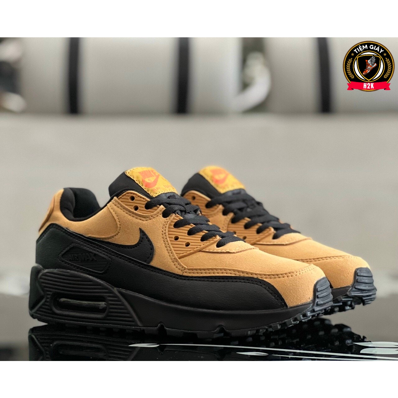 Giày Thể Thao Nike Air Max 90 (Hàng Hãng)+(Tặng Vớ)