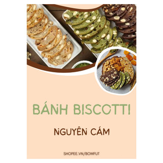 Bánh ăn kiêng BISCOTTI nguyên cám hỗ trợ giảm cân, bánh ăn kiêng dành cho người tiểu đường