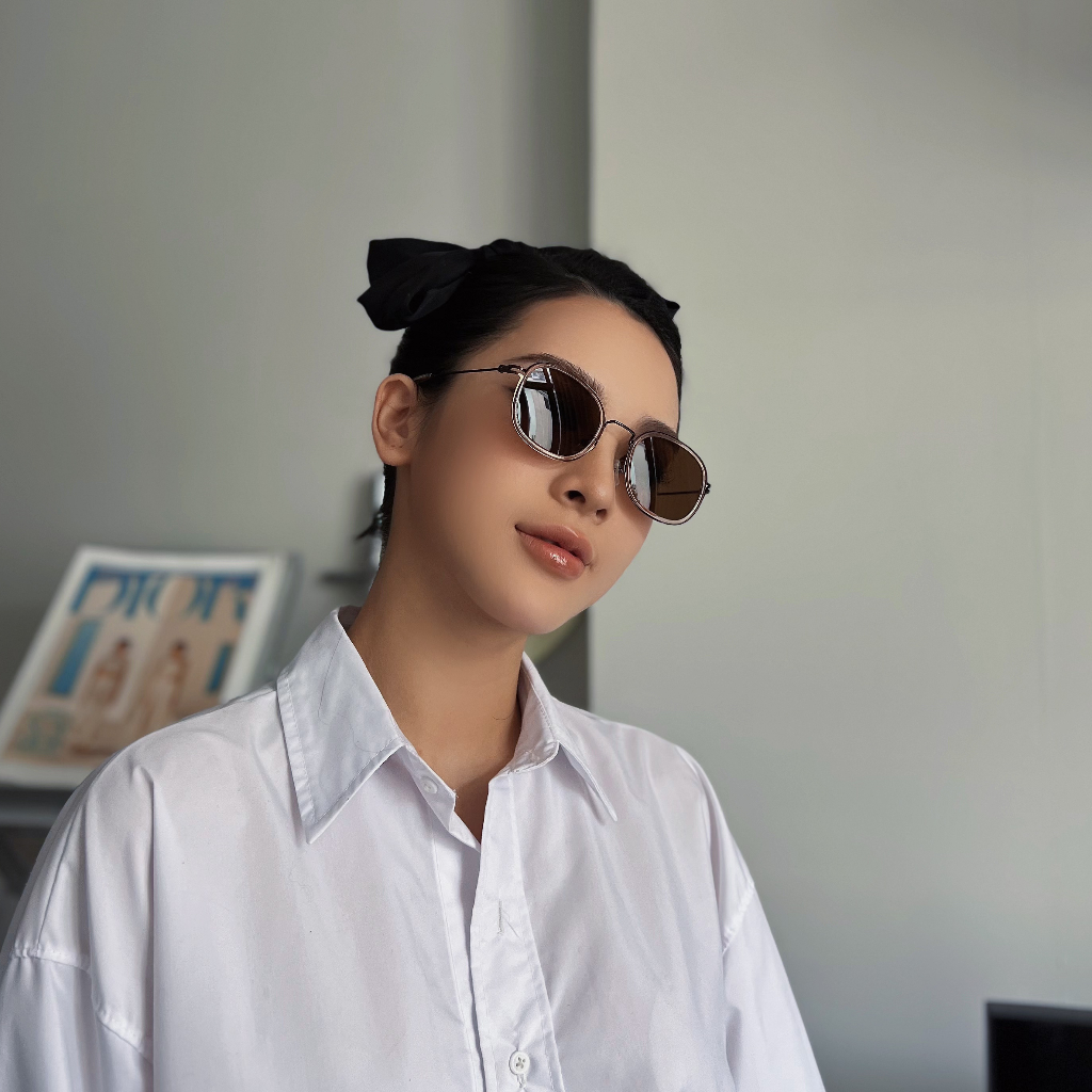 Kính Râm Thời Trang Dáng Tròn Retro nOneuf Studio by Quỳnh Lương - 23K161