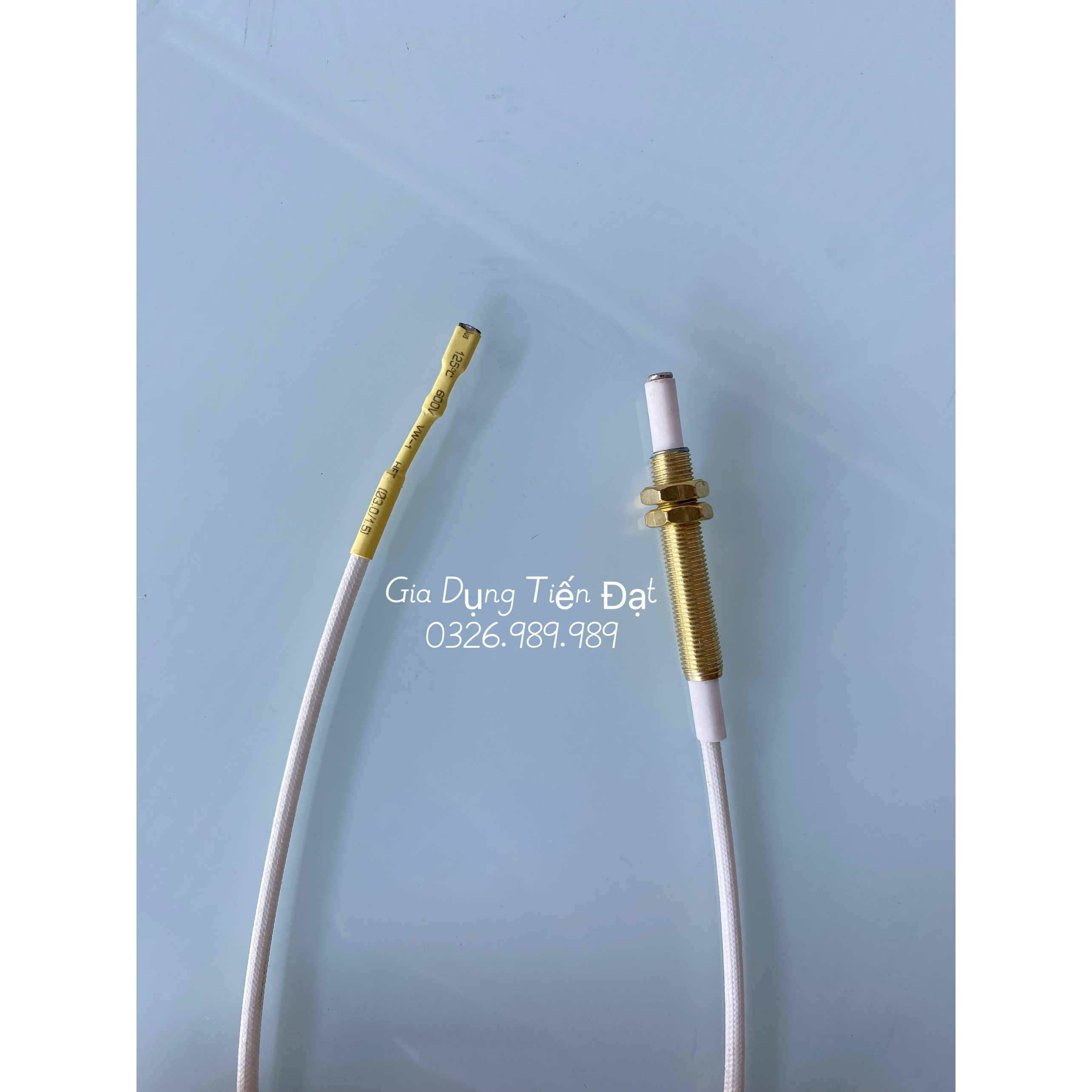 Kim sứ/Dây kim sứ đánh lửa đa năng bếp gas âm Ø7 ( có ốc vặn định vị tùy chỉnh)