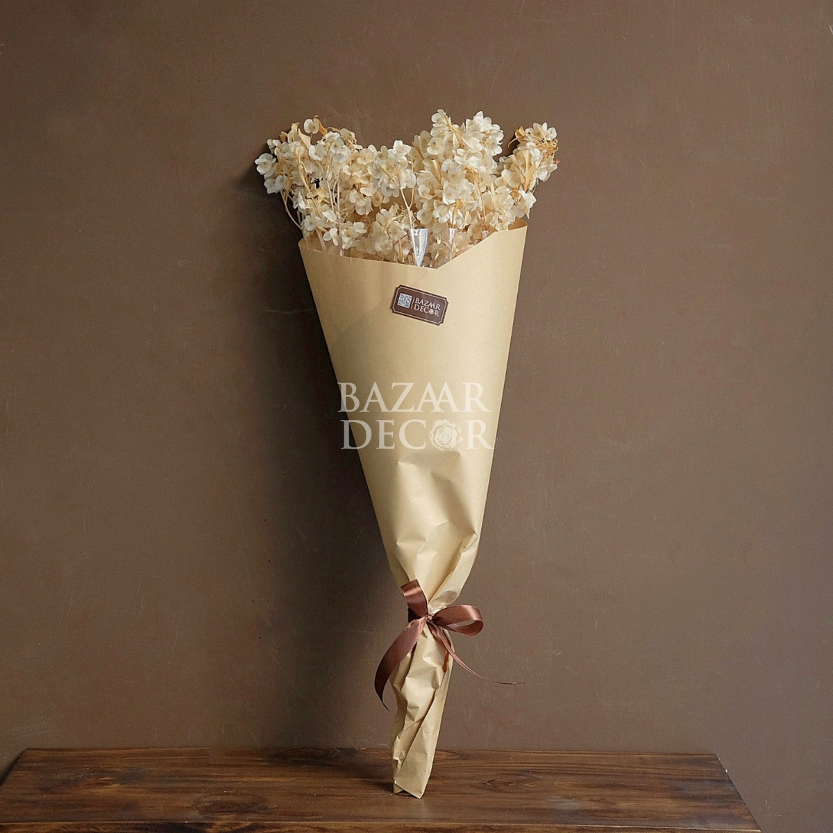 Bó hoa đậu sấy khô loại đẹp nguyên cành 60cm