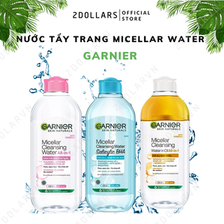 Nước Tẩy Trang Garnier Hàng Nội Địa Nga - Garnier Micellar Cleansing Water 400ml