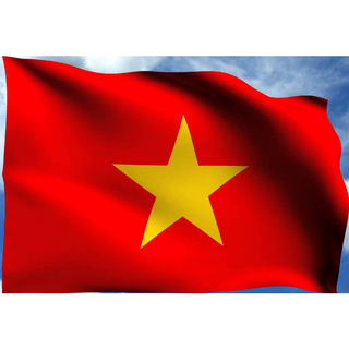 Cờ tổ quốc 0,8m x 1,2m vải sa tanh