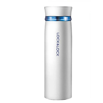 Bình Giữ Nhiệt Lock&Lock Feather Light LHC4131 (450ml) - Hàng Chính Hãng, Bằng Thép Không Gỉ, Có Lưới Lọc Trà