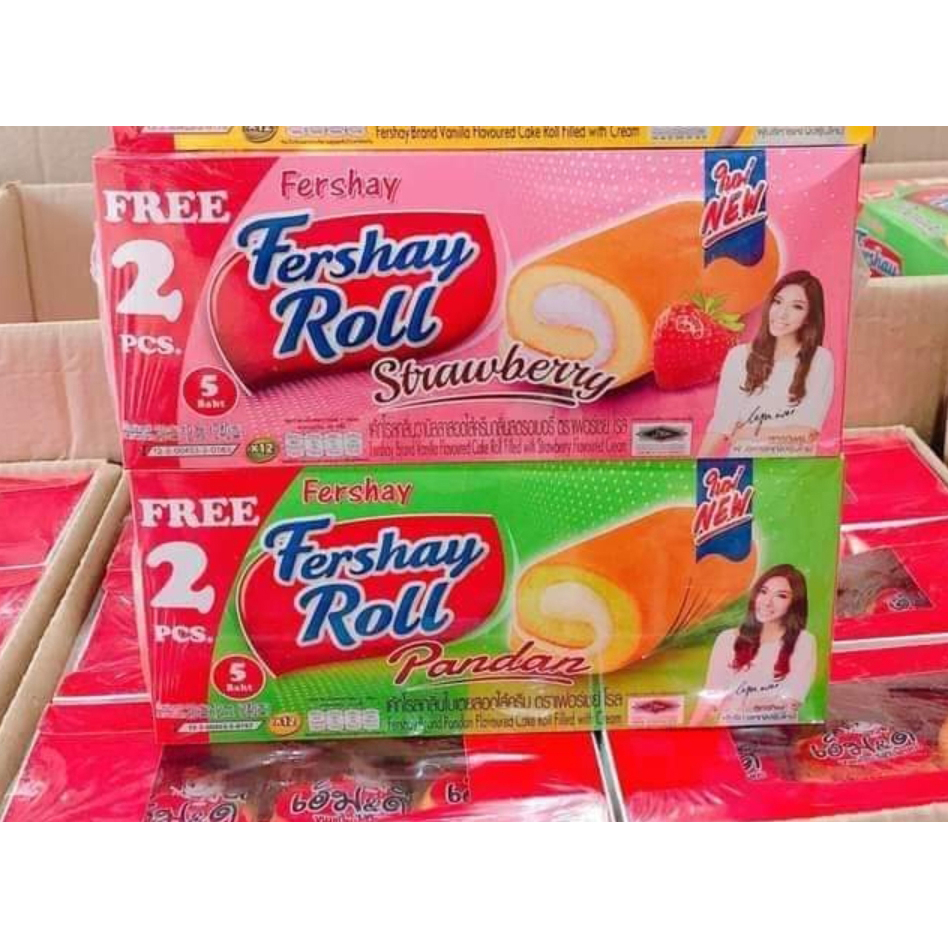 BÁNH BÔNG LAN FERSHAY ROLL 240g THÁI LAN