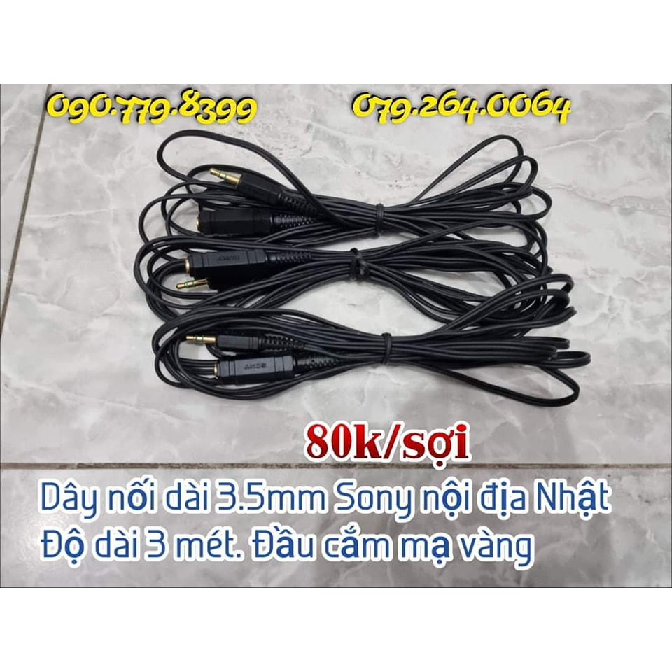 Dây nối dài 3.5mm Sony nội địa Nhật