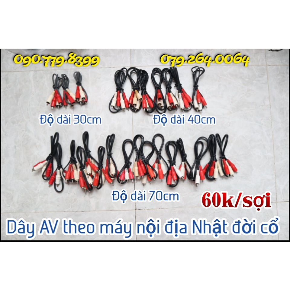 Dây AV theo máy nội địa Nhật đời cổ