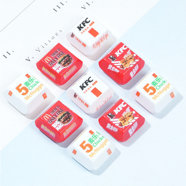 Mô hình hộp hamburger , thức ăn nhanh trang trí nhà búp bê, OB11 Dollhouse