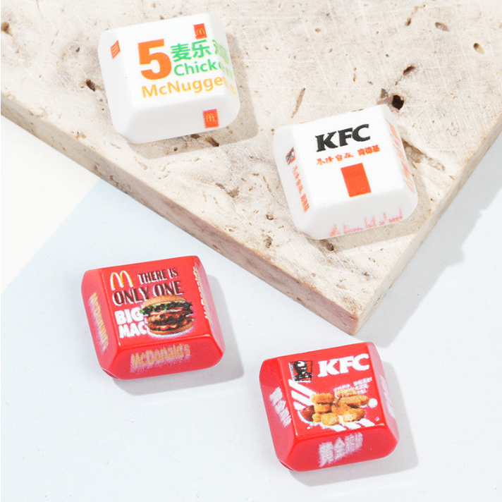 Mô hình hộp hamburger , thức ăn nhanh trang trí nhà búp bê, OB11 Dollhouse