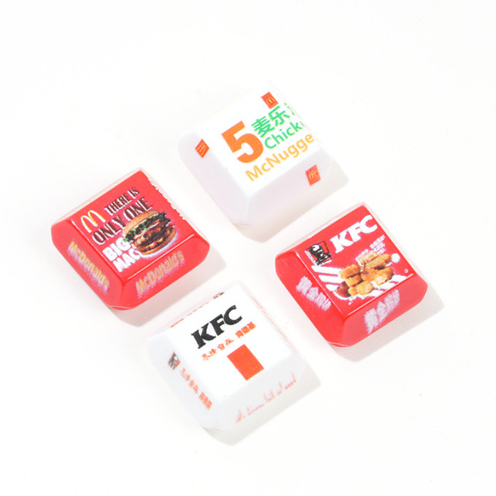 Mô hình hộp hamburger , thức ăn nhanh trang trí nhà búp bê, OB11 Dollhouse