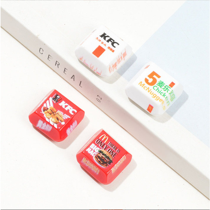 Mô hình hộp hamburger , thức ăn nhanh trang trí nhà búp bê, OB11 Dollhouse