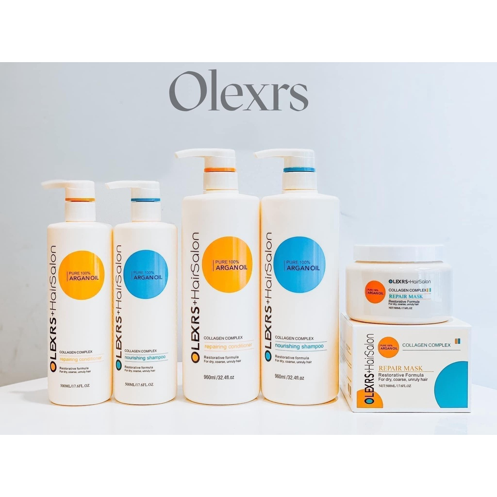 Bộ Gội Xả Olexrs-Hair Salon #Argan Oil