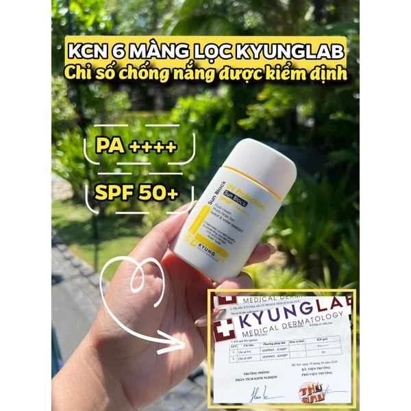 Kem Chống Nắng KyungLab - 50ml   - Màu Vàng