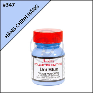 Uni blue 347 - màu angelus leather paint collector edition vẽ trên da, vải, custom