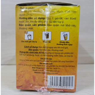 (TẮC HỘP GIẤY 900g / 18 gói) TẮC XÍ MUỘI GIẢI KHÁT THANH BÌNH Calamondin