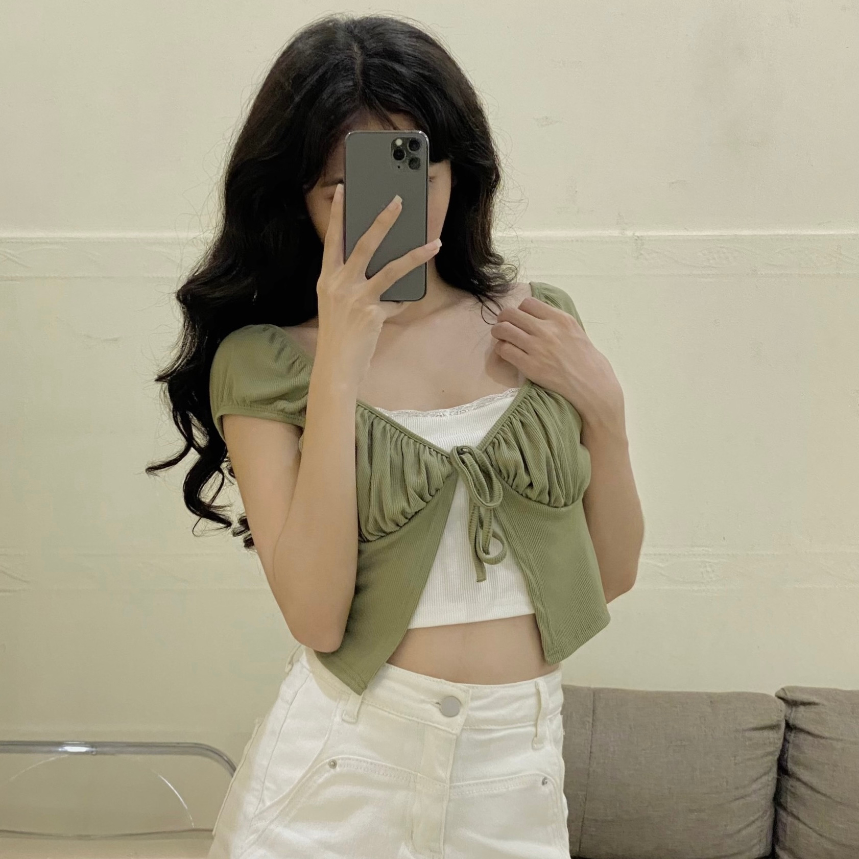 Áo Croptop Layer 2 Lớp - CR133