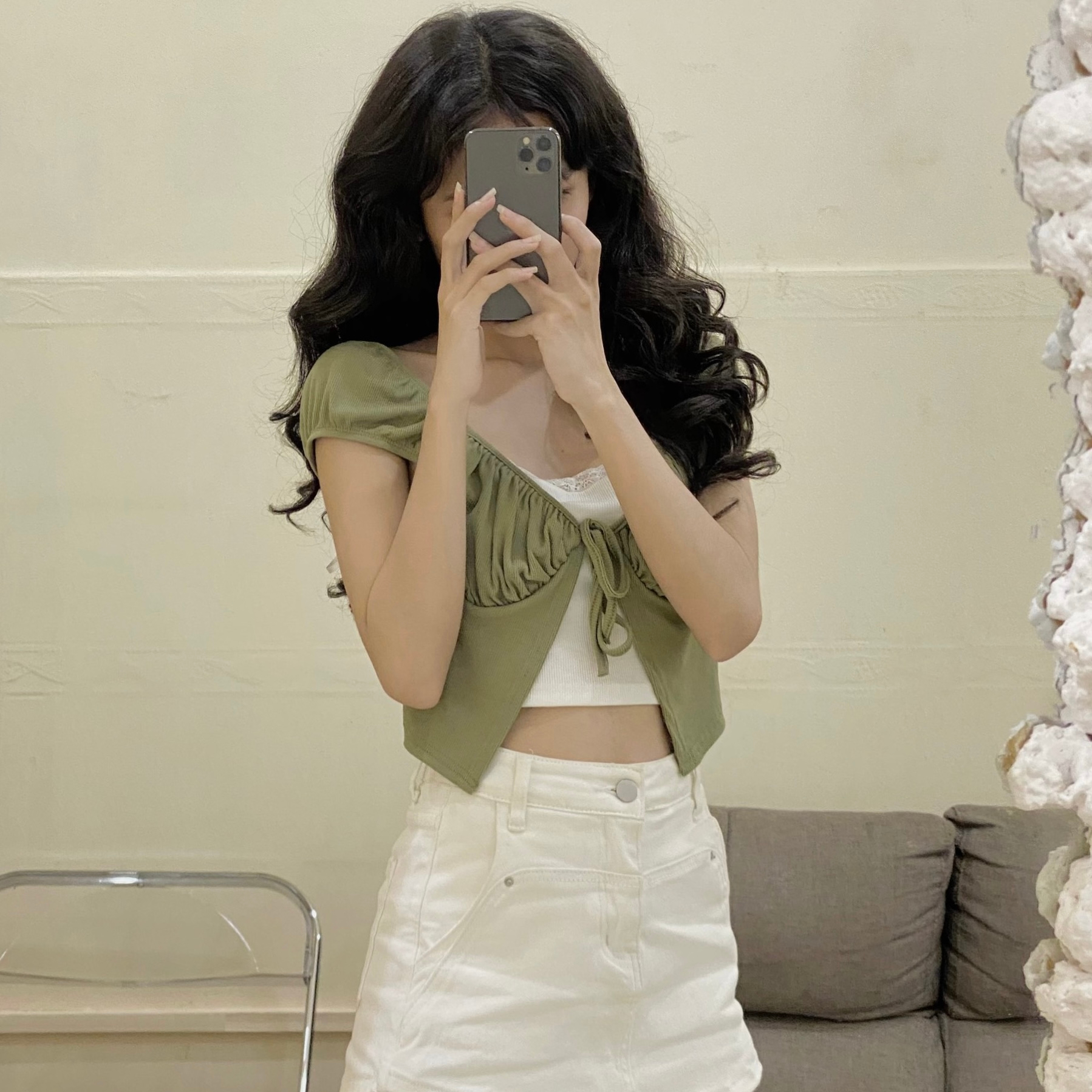 Áo Croptop Layer 2 Lớp - CR133