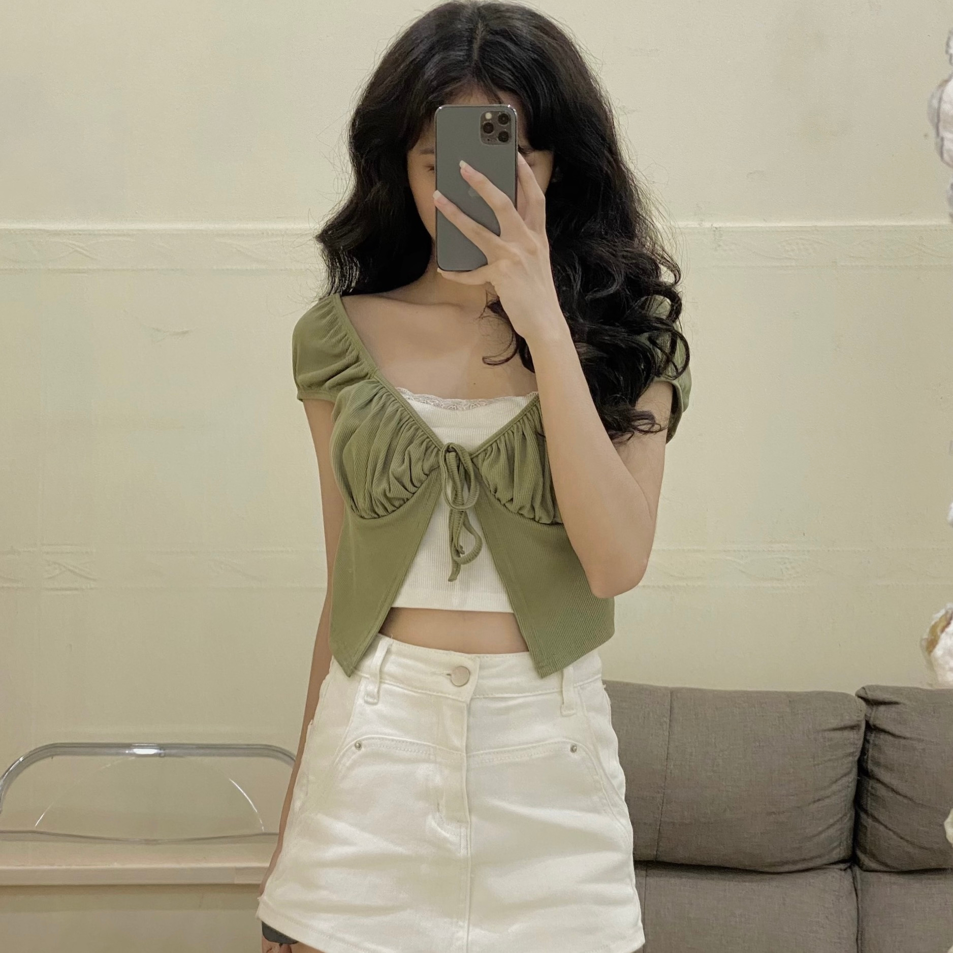 Áo Croptop Layer 2 Lớp - CR133