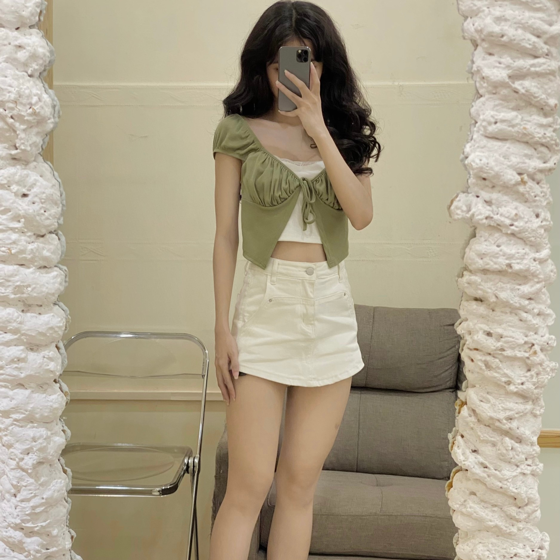 Áo Croptop Layer 2 Lớp - CR133