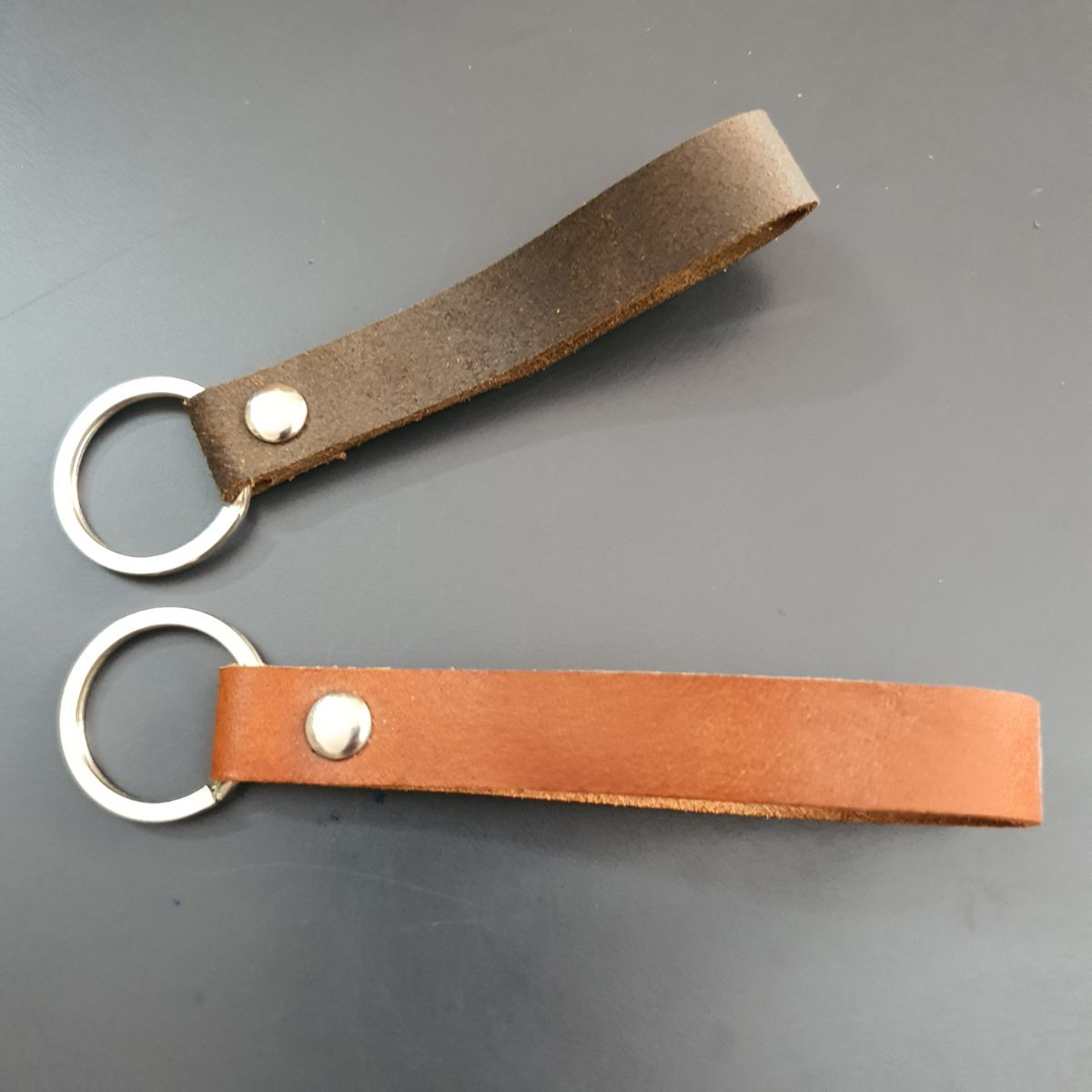 Móc Khóa Da Bò thật HandMade LK302A - 100% da bò thật, BH 3 năm