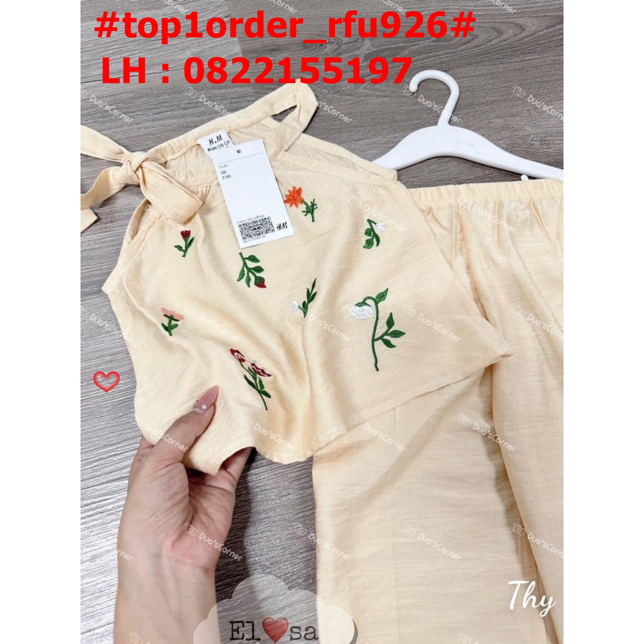 🍀Buôn sỉ HN🍀  Bộ bé gái, áo hai dây, nơ buộc cổ, quần suông, size nhí, đại - S2