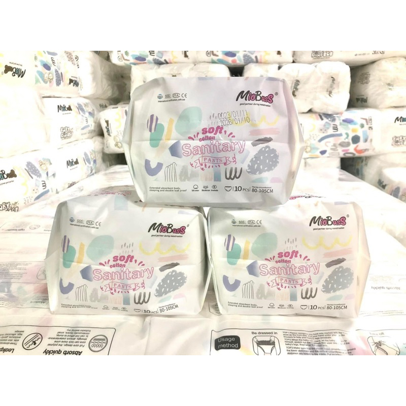 Băng vệ sinh dạng quần túi 10 quần 35-80kg