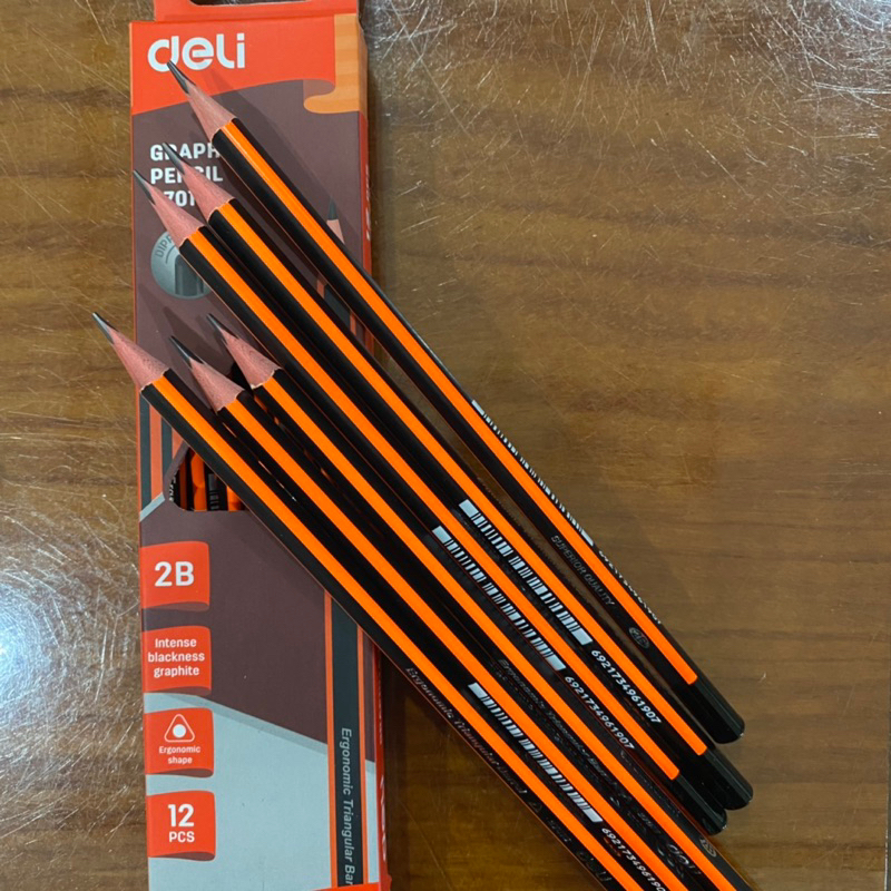 Nguyên hộp 12 CÂY Bút chì Deli 37013/ 37015