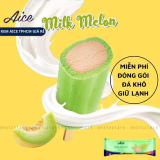 Kem aice dưa lưới - đại lý kem aice tphcm giá rẻ