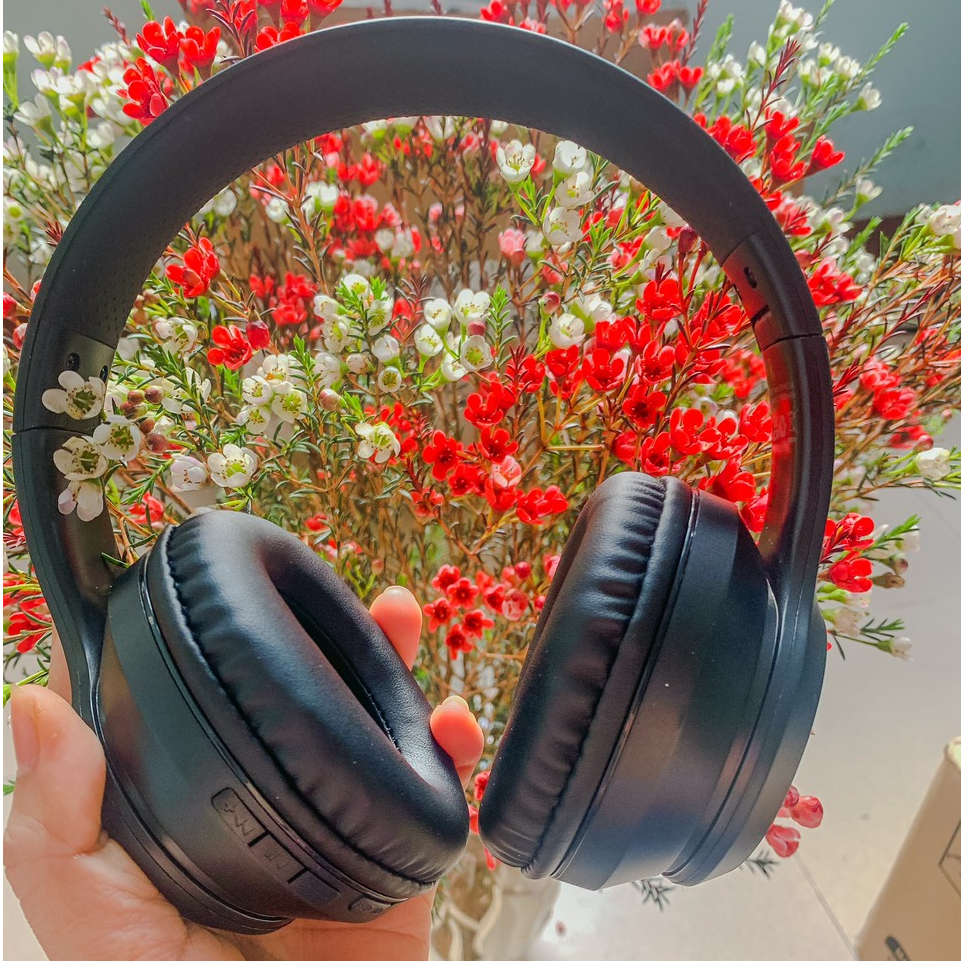 Headphone tai nghe chụp tai bluetooth không dây Devia Kingtons có mic chống ồn nghe nhạc liên tục 18h hàng chính hãng
