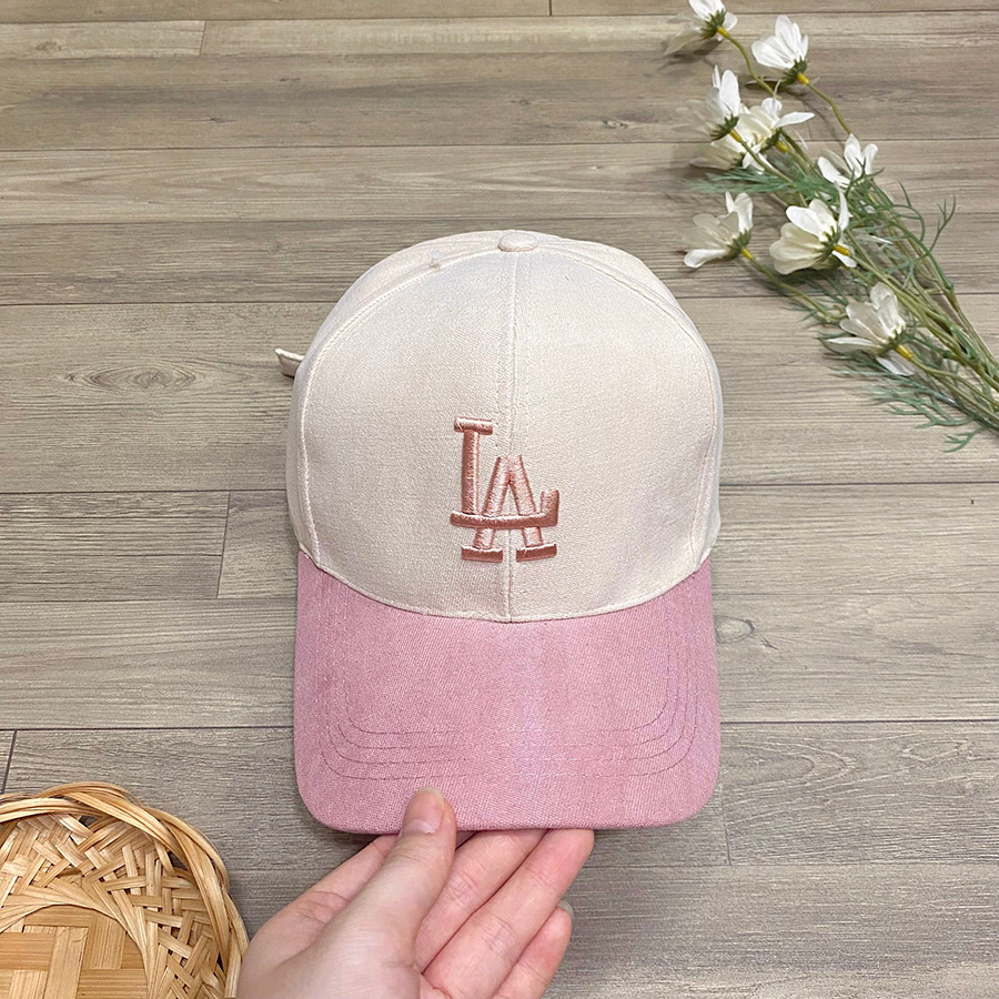 Nón kết unisex nam nữ phối màu basic logo thêu chữ siêu hot - NN54