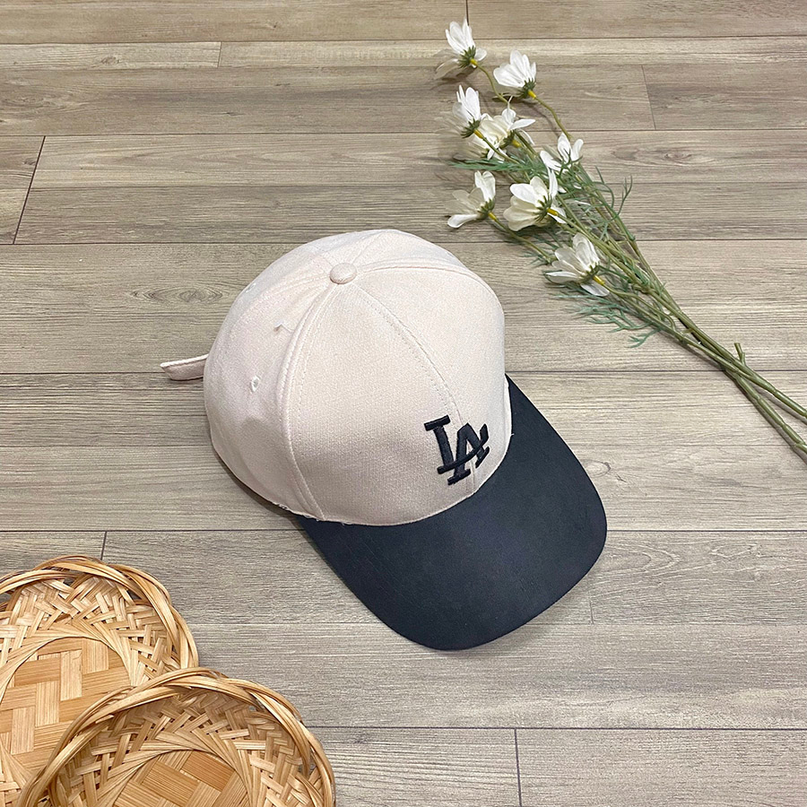 Nón kết unisex nam nữ phối màu basic logo thêu chữ siêu hot - NN54