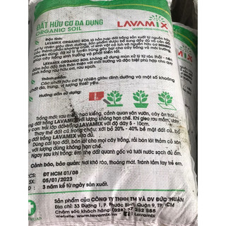 Đất hữu cơ đa dụng Lavamix bao 20dm3 (khoảng 8,5kg)