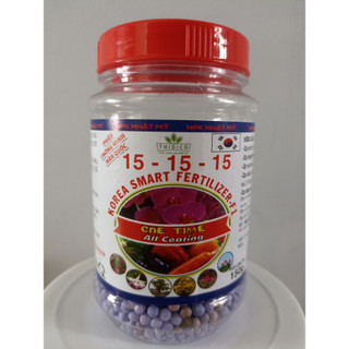 Phân tan chậm Hàn Quốc NPK 15-15-15 - chai 150 gram