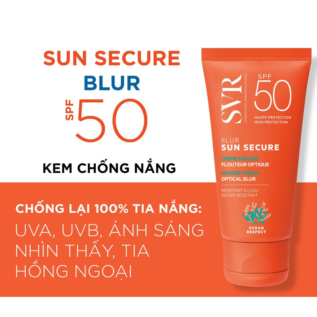 Kem Chống Nắng SVR SUN SECURE Blur SPF50+ 50ml