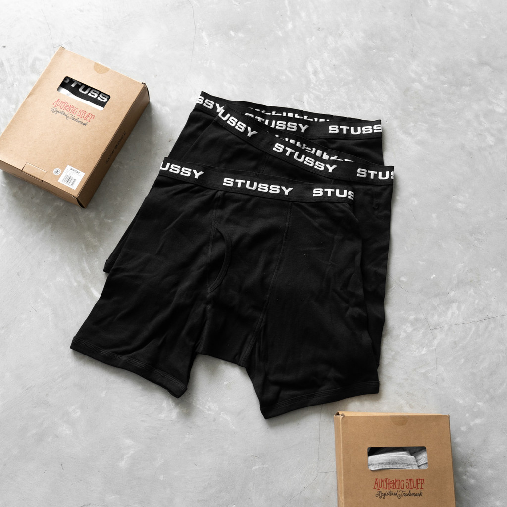Quần sịp đùi unisex Stussy boxer briefs