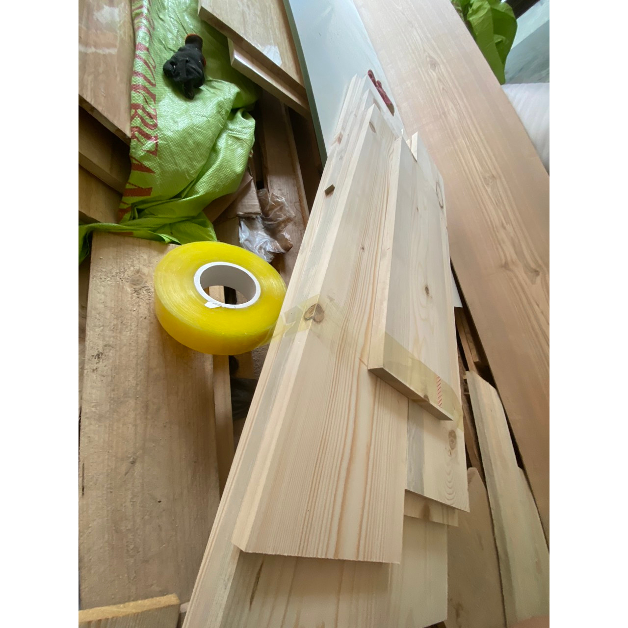 Tấm gỗ thông bản rộng 40