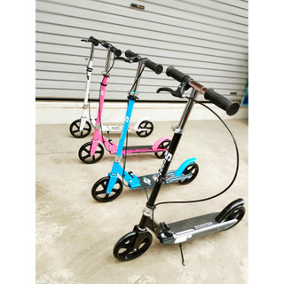  Xe scooter cỡ lớn có phanh tay,chân chống chịu tải đến 150kg cho thiếu niên và người lớn 