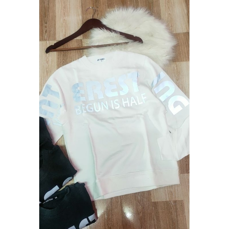 Áo nam tay dài thun cotton nỉ xả