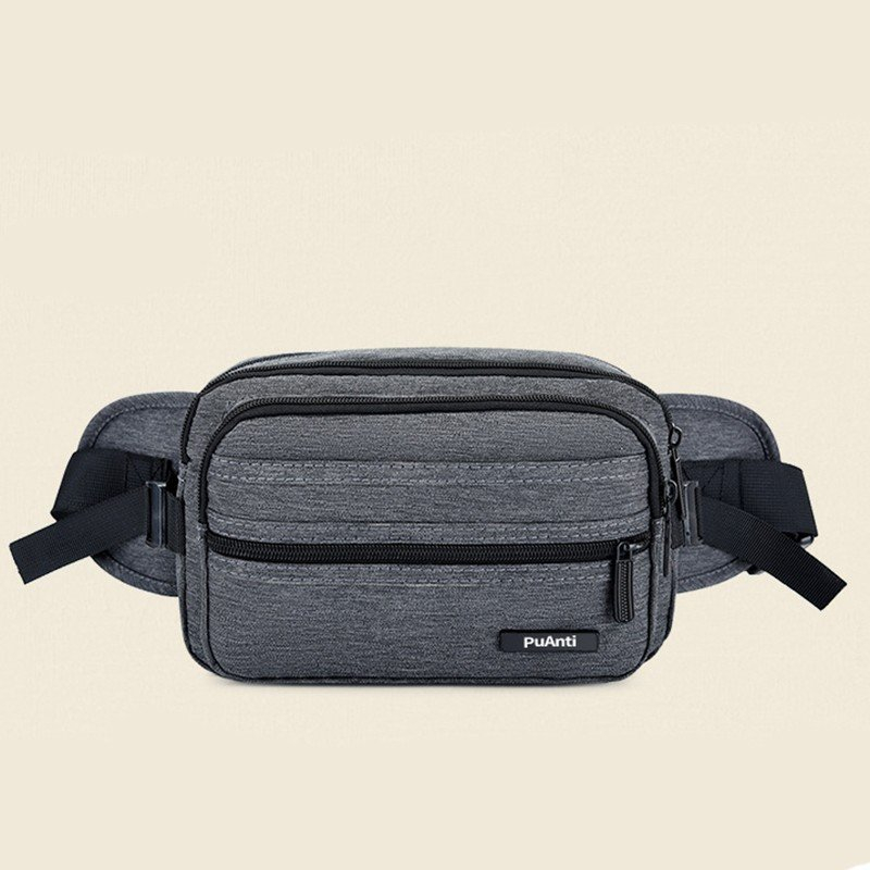 Túi đeo bụng, đeo hông, đeo chéo nam nữ thời trang chất liệu vải dù gai chống xước với nhiều màu sắc DB008