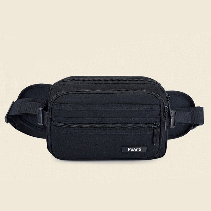 Túi đeo bụng, đeo hông, đeo chéo nam nữ thời trang chất liệu vải dù gai chống xước với nhiều màu sắc DB008