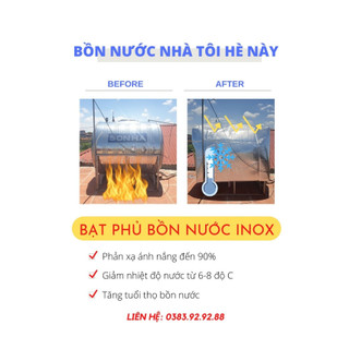 Bạt bọc téc nước bồn nước chống nắng nóng