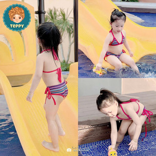 Đồ bơi, bikini 2 mảnh cho bé gái