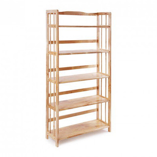 Kệ sách xuất khẩu gỗ cao su 5 tầng 80cm, 65cm, 50cm, 40cm