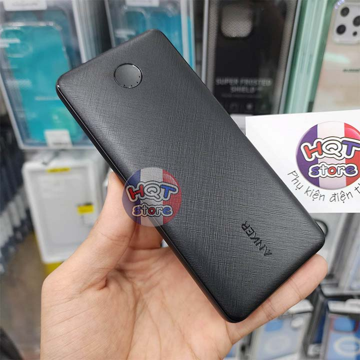 Pin sạc dự phòng sạc nhanh Anker PowerCore Slim 10000 mah PD A1244 chính hãng - Hàng Nhập Khẩu