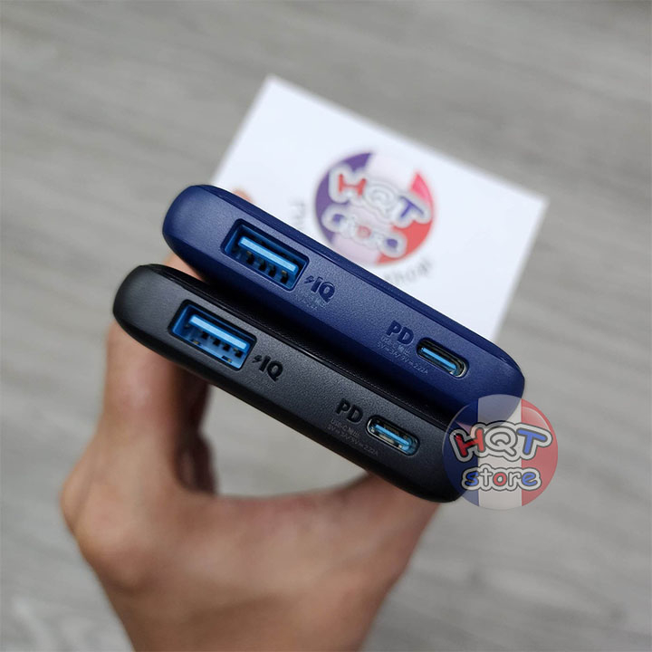 Pin sạc dự phòng sạc nhanh Anker PowerCore Slim 10000 mah PD A1244 chính hãng - Hàng Nhập Khẩu