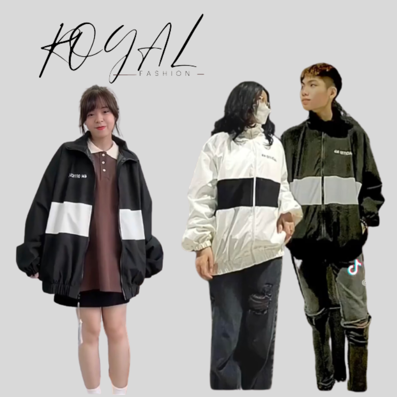 Áo khoác dù nam nữ 4M OFFICIAL form rộng 2 lớp, phong cách ROYAL FASHION