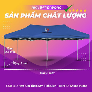 Nhà bạt xếp di động 3x6m