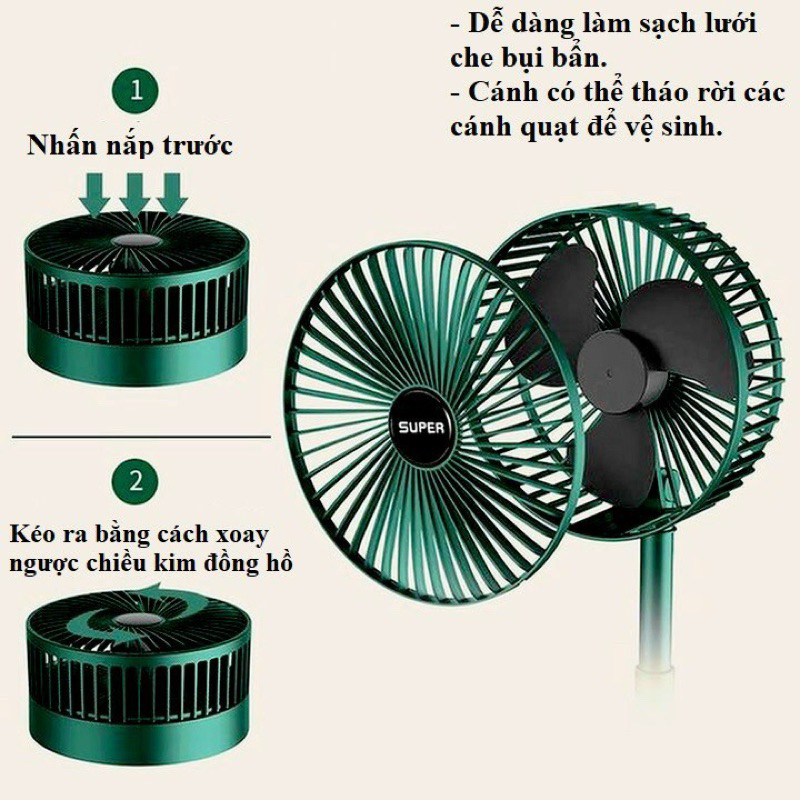 Quạt Super Để Bàn