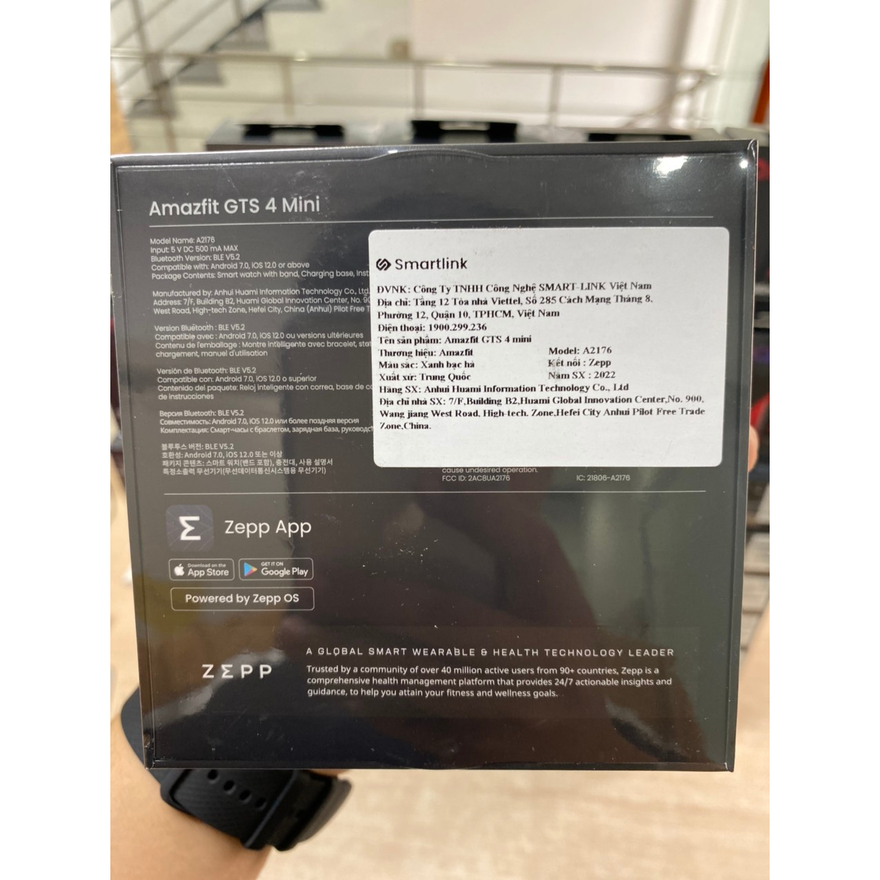 Đồng hồ thông minh Amazfit GTS 4 Mini - Hàng Chính Hãng - Bảo Hành 12 Tháng